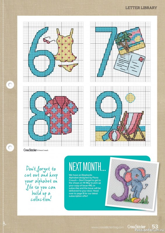 Коллекция вышивки в журнале «CrossStitcher №409 2024»