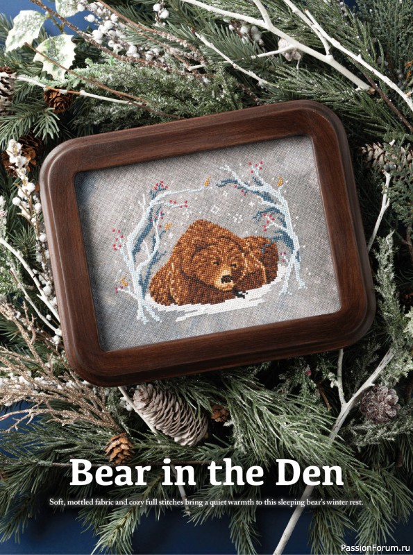 Коллекция вышивки в журнале «Just CrossStitch - Winter 2025»