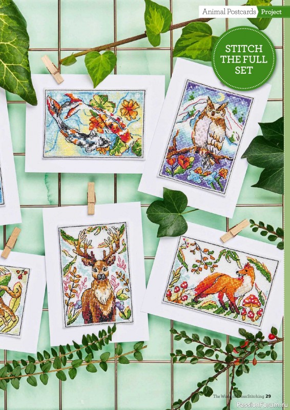 Коллекция вышивки в журнале &laquo;The World of Cross Stitching №371 2026&raquo;