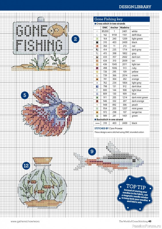 Коллекция вышивки в журнале &laquo;The World of Cross Stitching №372 2026&raquo;