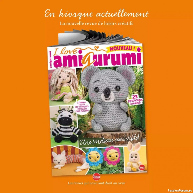 Вязаные проекты в журнале &laquo;Creer avec Hors-Serie - Mars/Avril/Mai 2026&raquo;
