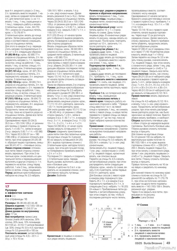 Вязаные модели в журнале «B-Вязание №3 2025»