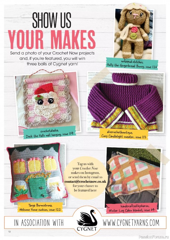 Вязаные проекты крючком в журнале «Crochet Now №127 2025»