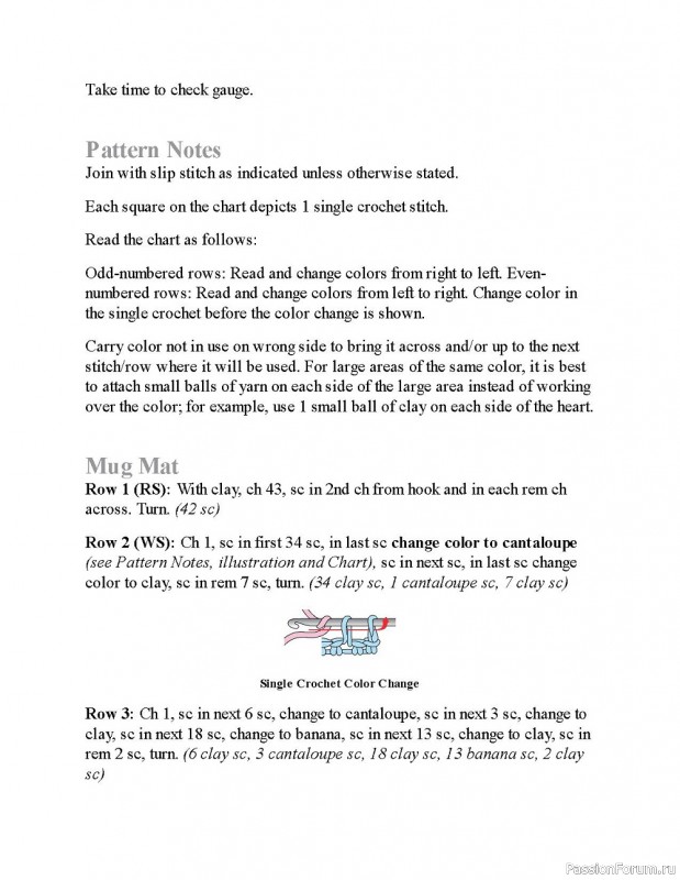 Вязаные проекты крючком в журнале «Pet Mug Mats»