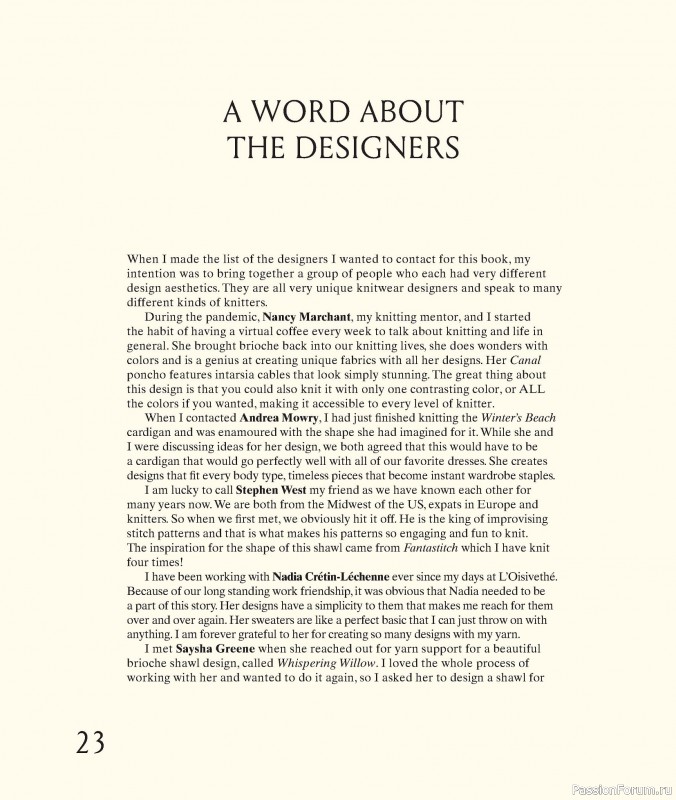 Вязаные проекты в книге «Worsted».