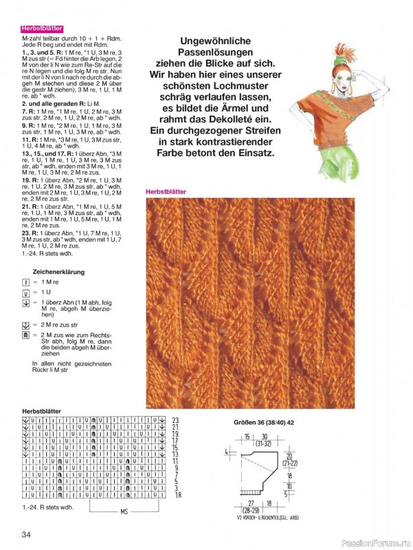 Вязаные проекты в журнале «Meine Strickmode MS114 2023»