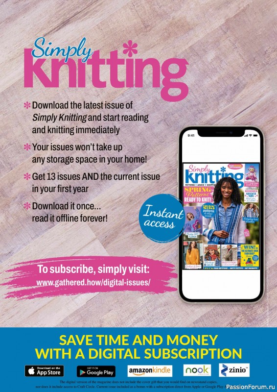 Вязаные проекты в журнале «Simply Knitting №274 2026»