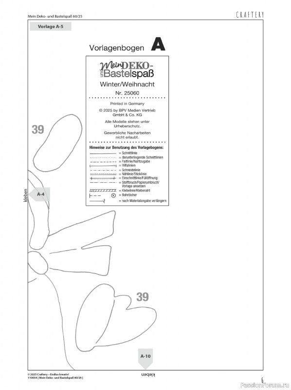 Коллекция проектов для рукодельниц в журнале «Mein Deko und Bastelspass №60 2025»