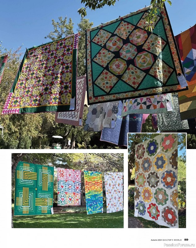 Коллекция проектов для рукодельниц в журнале «Quilter's World - Autumn 2025»