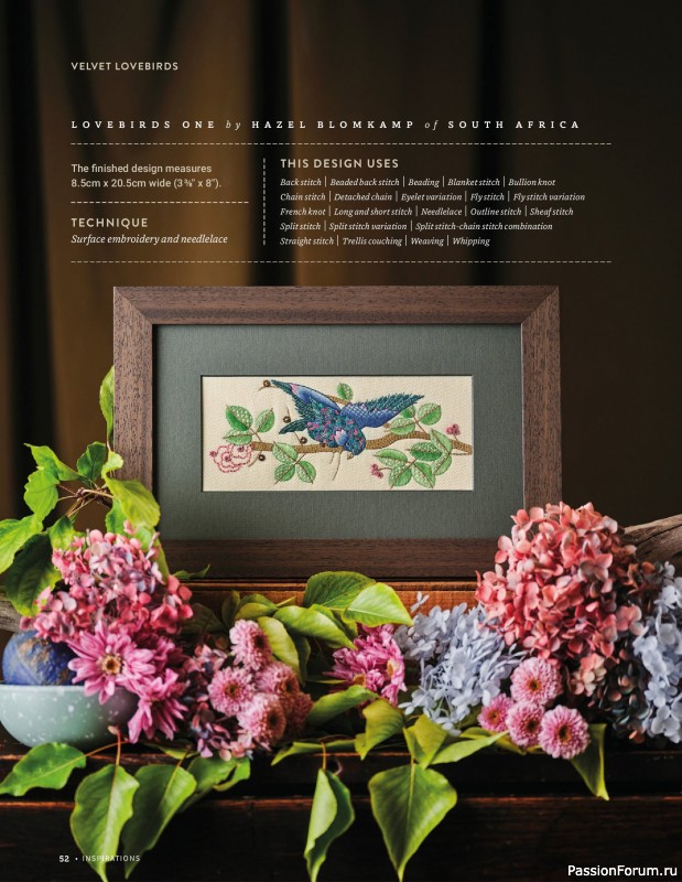 Коллекция вышивки в журнале &laquo;Inspirations №129 2026&raquo;