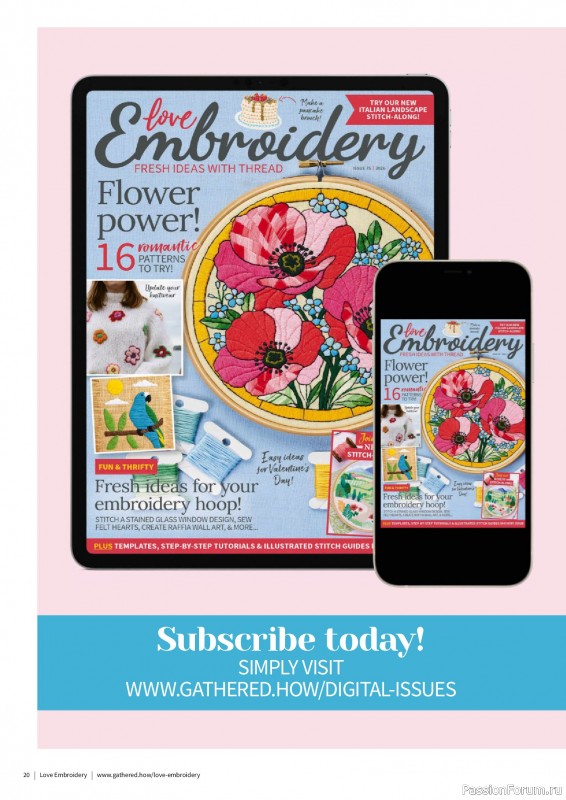 Коллекция вышивки в журнале «Love Embroidery №75 2026»