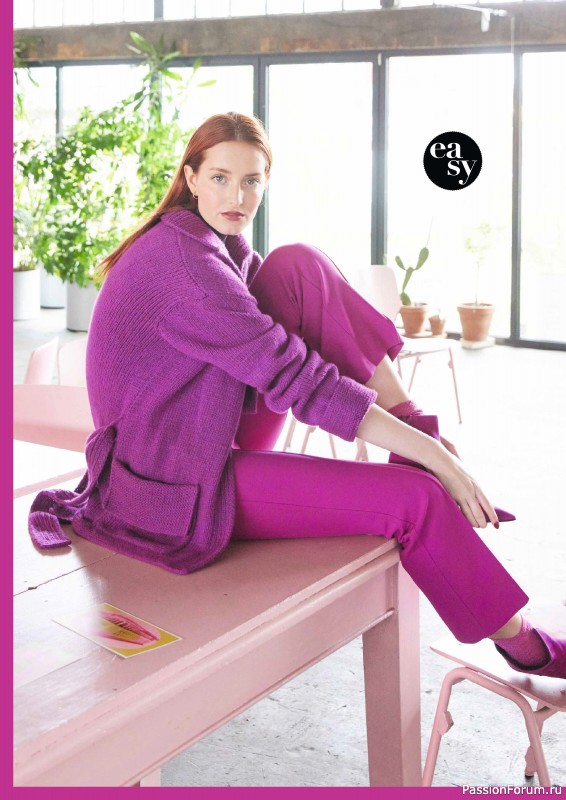 Вязаные модели в журнале «Burda Stricken №1 2024»