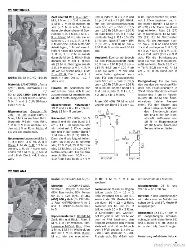 Вязаные модели в журнале &laquo;Maschentrends №2 2026&raquo;
