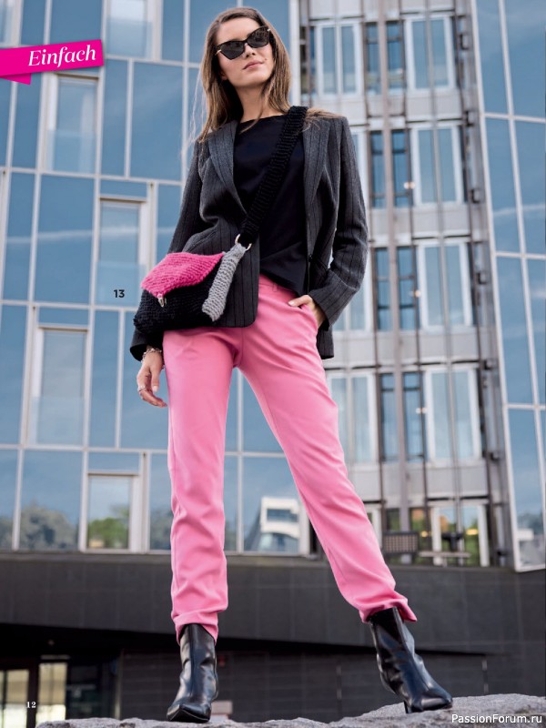 Вязаные модели в журнале «Sabrina №12 2025 German»