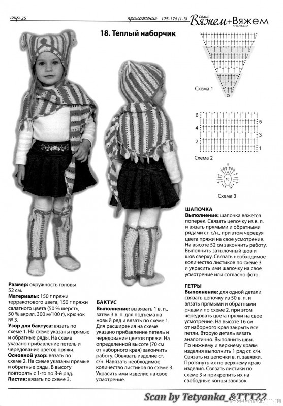 Вязаные модели в журнале «Вяжем сами №175-176 2020»