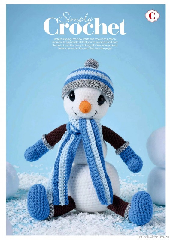 Вязаные проекты крючком в журнале «Simply Crochet №169 2025»