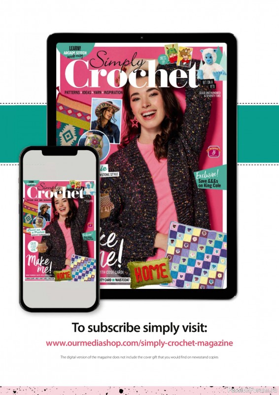 Вязаные проекты крючком в журнале «Simply Crochet №172 2026»