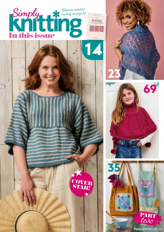 Вязаные проекты крючком в журнале «Simply Knitting №265 2025»