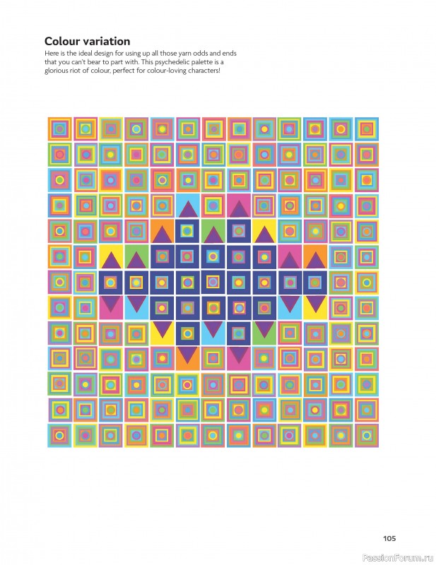 Вязаные проекты в книге «Block-by-Block Blankets and Afghans».