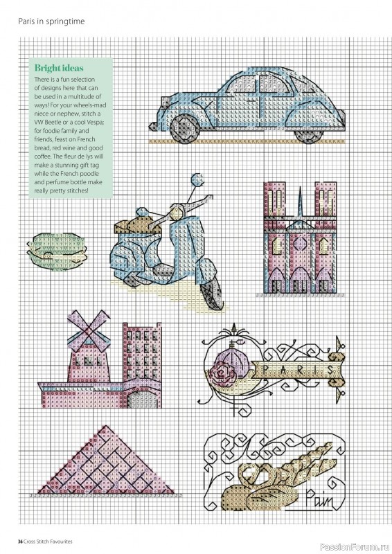 Коллекция вышивки в журнале «Cross Stitch Favourites - Spring 2023»