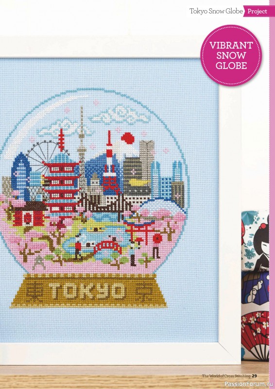 Коллекция вышивки в журнале &laquo;The World of Cross Stitching №368 2025&raquo;