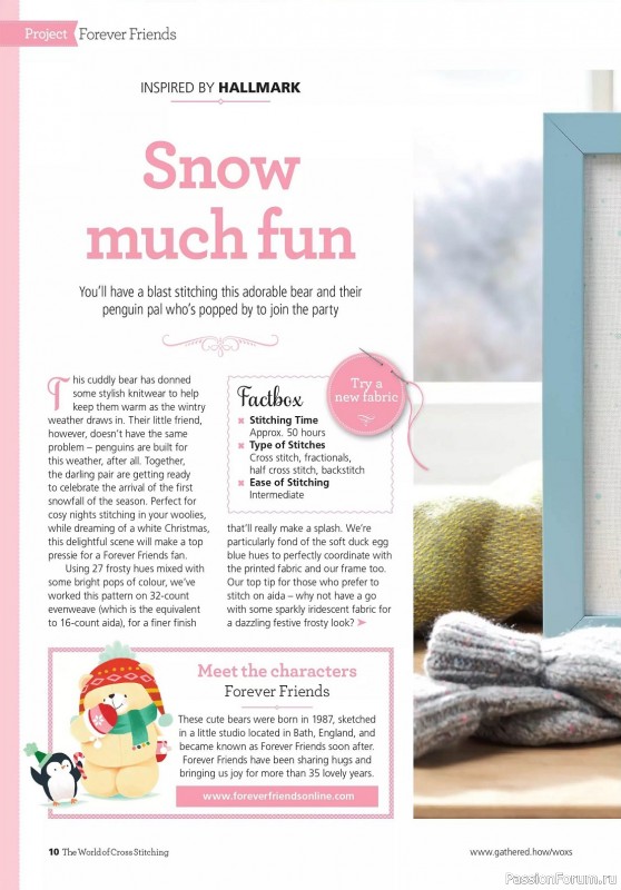 Коллекция вышивки в журнале «The World of Cross Stitching - Special 2023»