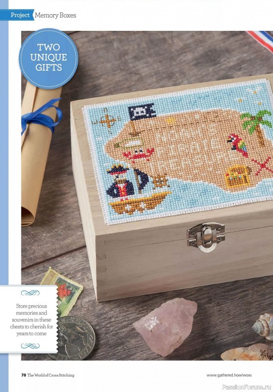 Коллекция вышивки в журнале «The World of Cross Stitching - Special 2023»