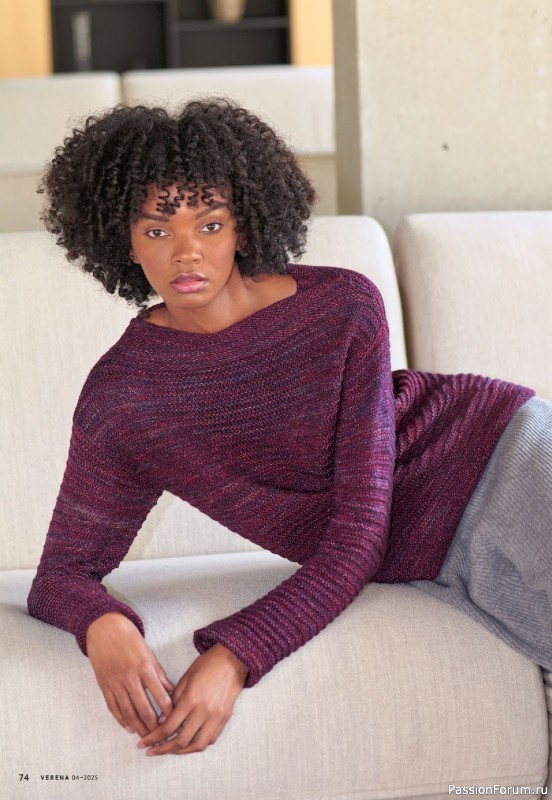 Вязаные модели в журнале &laquo;Verena №4 2025&raquo;