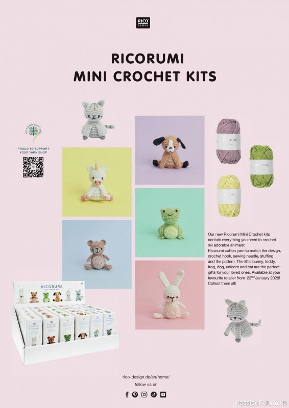 Вязаные проекты крючком в журнале &laquo;Inside Crochet №185 2025&raquo;