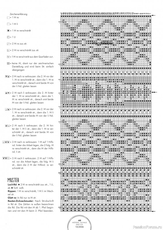 Вязаные проекты крючком в журнале «Mutzen, Schals & Co. №13 2026»