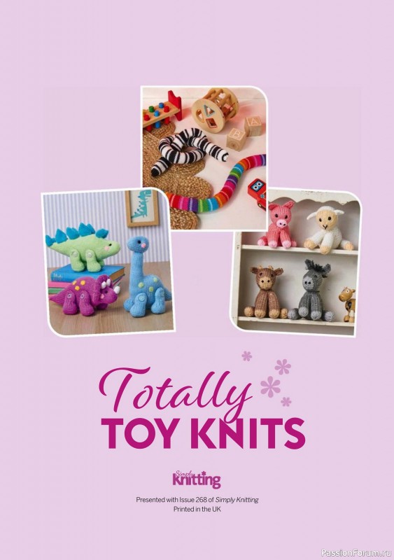 Вязаные проекты крючком в журнале «Simply Knitting №268 2025»