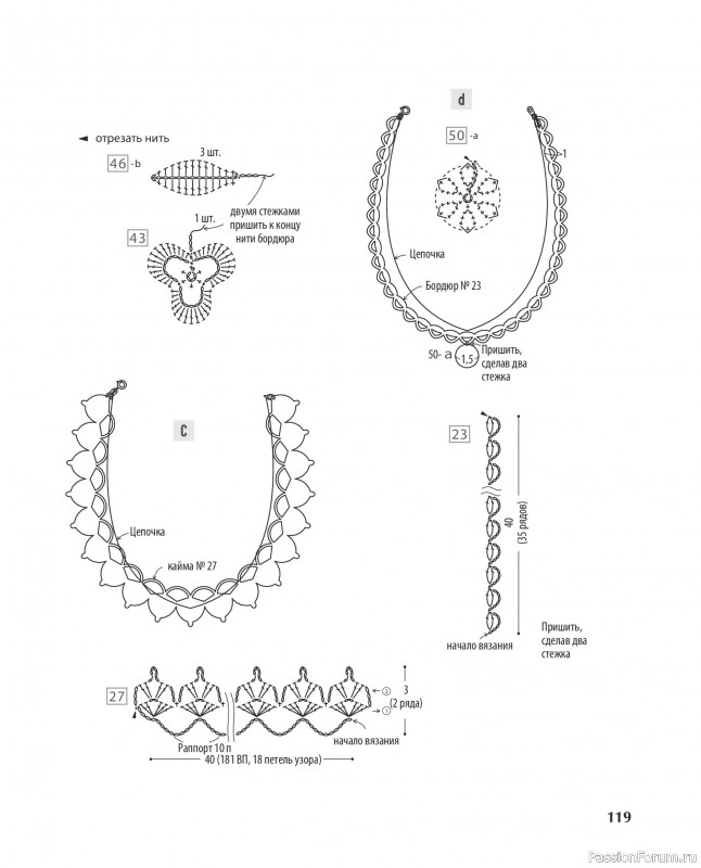 Вязаные проекты в книге &laquo;Ажурное вязание крючком с Казе Кобо&raquo;