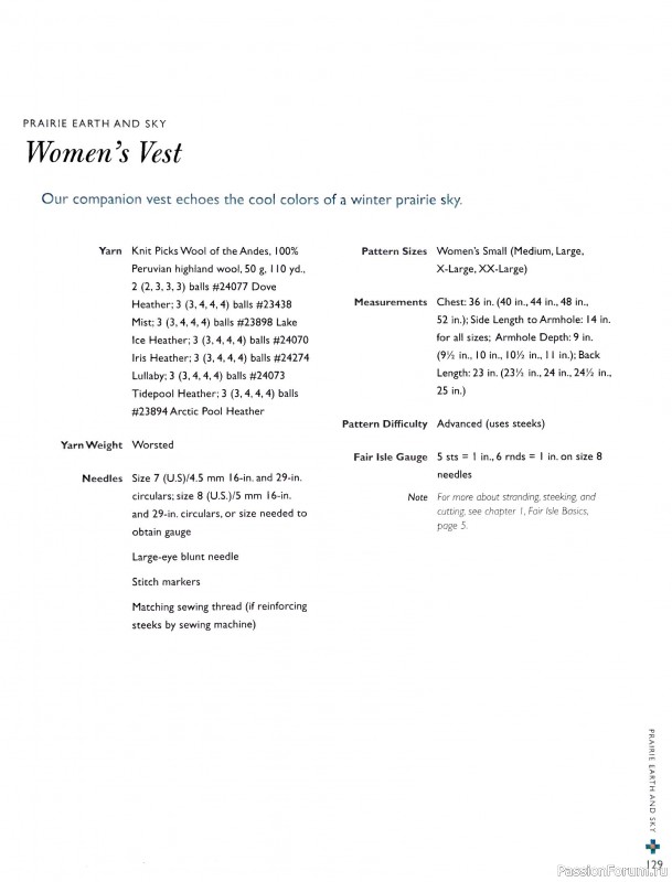 Вязаные проекты в книге «Fearless Fair Isle Knitting». Продолжение