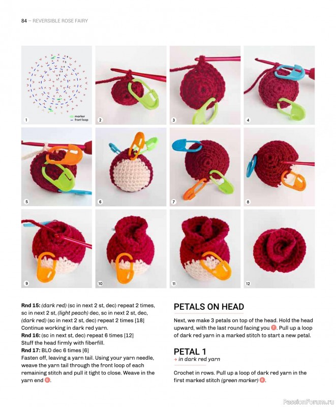 Вязаные проекты в книге «Reversible Amigurumi»