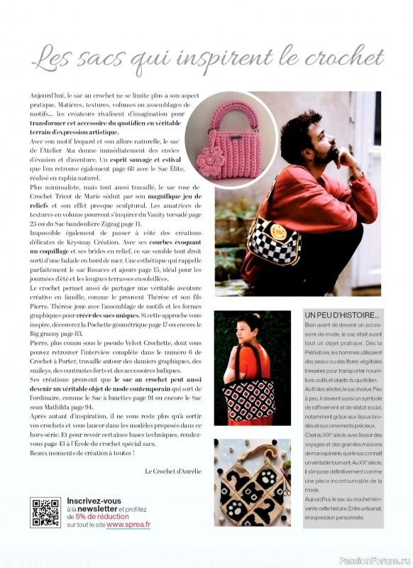 Вязаные проекты в журнале &laquo;Crochet a Porter Hors-Serie - Juillet-Septembre 2026&raquo;