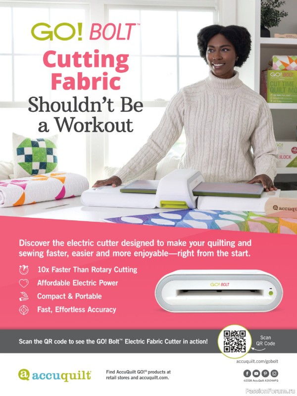 Коллекция проектов для рукодельниц в журнале &laquo;American Patchwork & Quilting №199 2026&raquo;