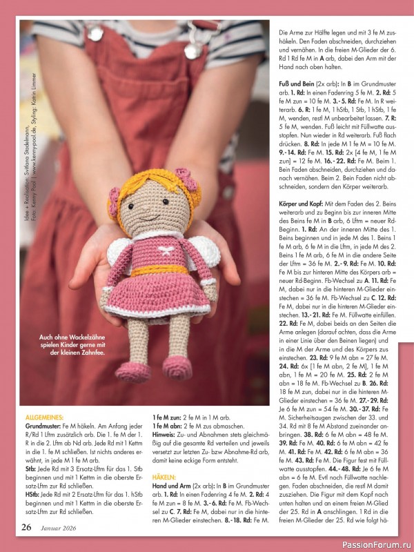 Коллекция проектов для рукодельниц в журнале «Anna Germany №1 2026»