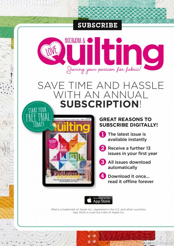 Коллекция проектов для рукодельниц в журнале &laquo;Love Patchwork & Quilting №159 2026&raquo;