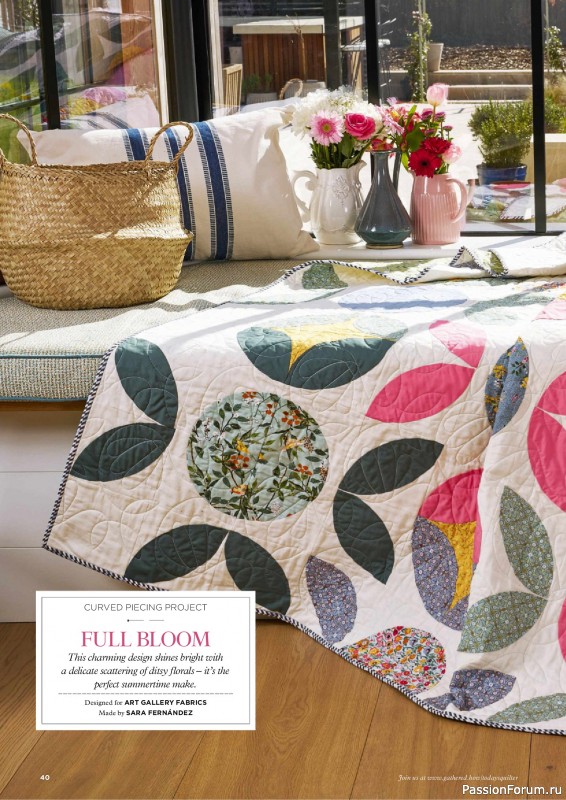 Коллекция проектов для рукодельниц в журнале «Todays Quilter №128 2025»