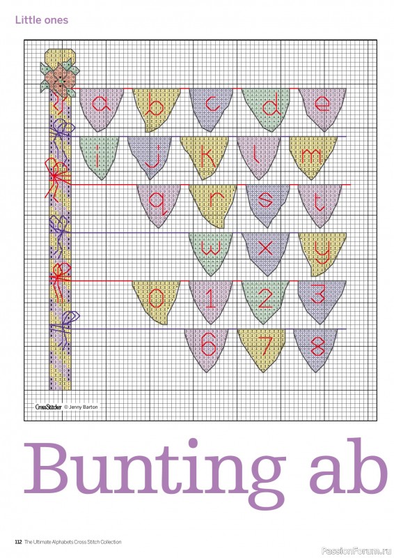 Коллекция вышивки в журнале «Cross Stitch Collection - The Ultimate Alphabets 2026»