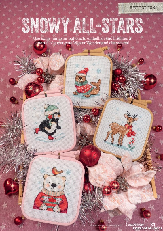 Коллекция вышивки в журнале «CrossStitcher №441 2026»