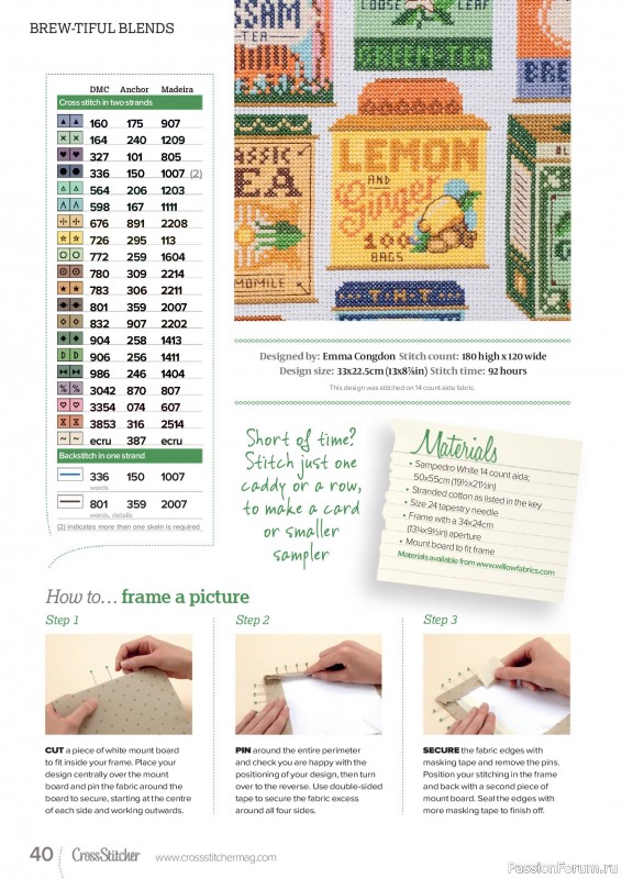 Коллекция вышивки в журнале «CrossStitcher №441 2026»