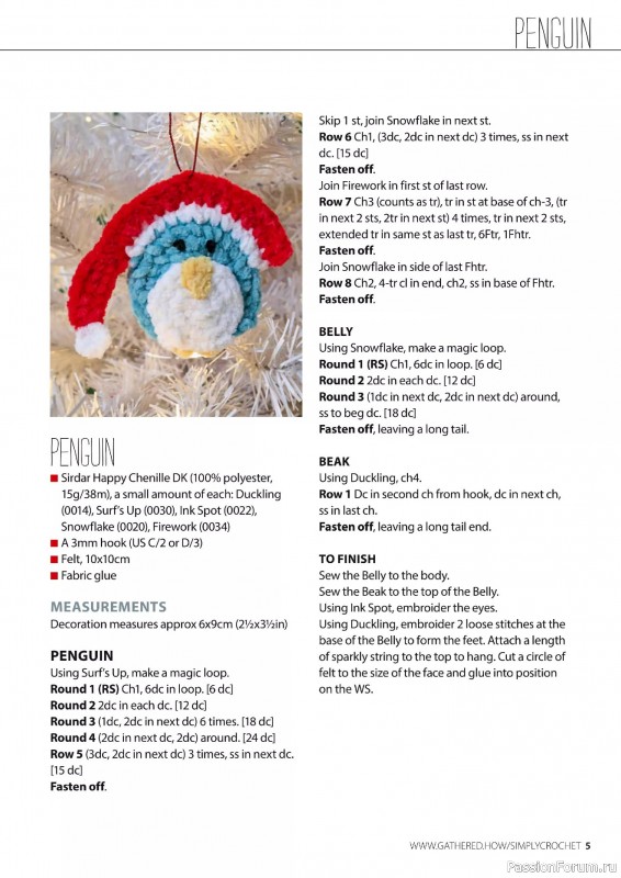 Вязаные проекты крючком в журнале «Simply Crochet №169 2025»