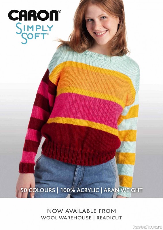 Вязаные проекты крючком в журнале «Simply Knitting №251 2024»