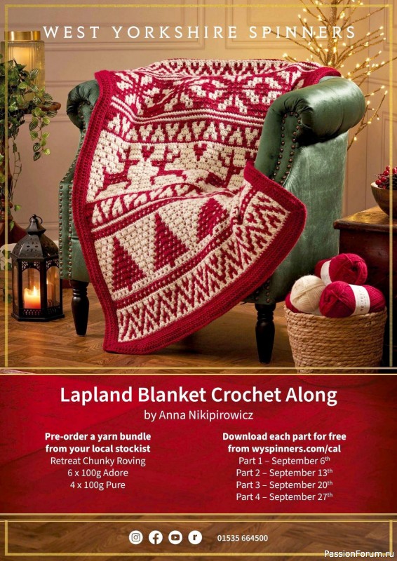 Вязаные проекты крючком в журнале «Your Crochet Christmas - 2023»