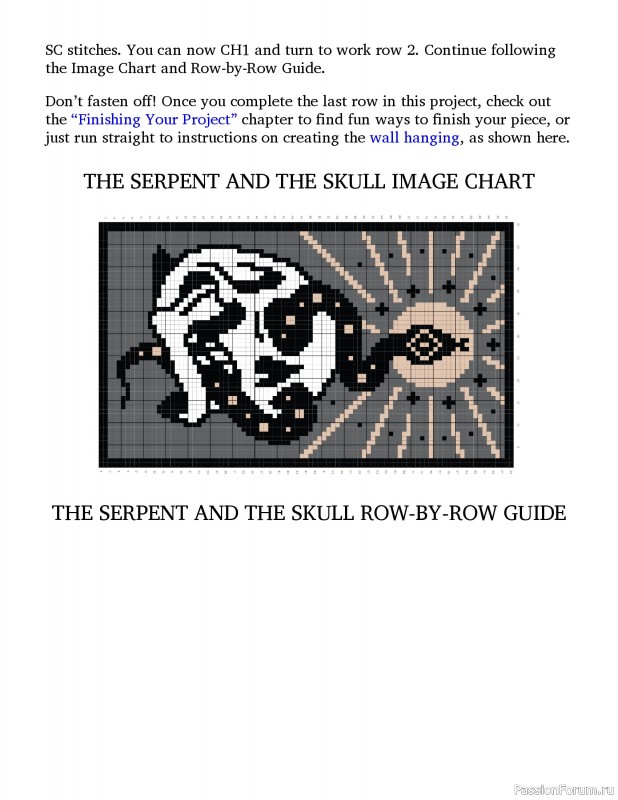 Вязаные проекты в книге «Spooky Tapestry Crochet». Продолжение