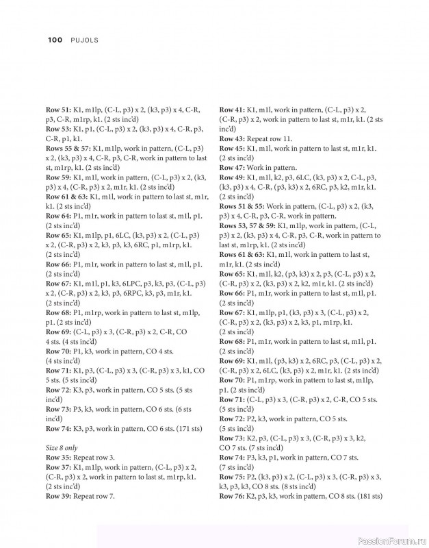 Вязаные проекты в книге &laquo;Tukubook&raquo;.