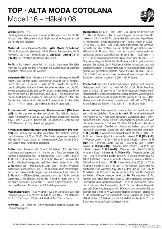 Вязаные проекты в журнале «Lana Grossa - Hakeln №8 2025». Продолжение