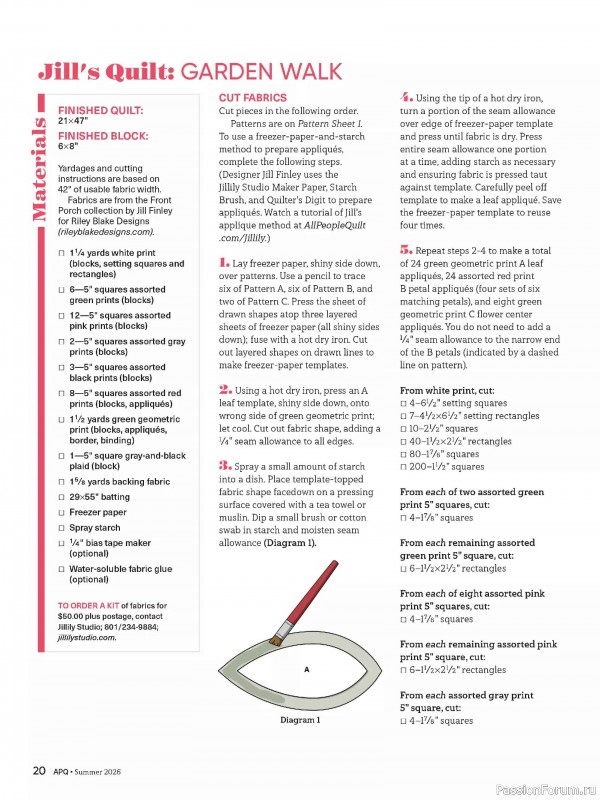 Коллекция проектов для рукодельниц в журнале &laquo;American Patchwork & Quilting №200 2026&raquo;