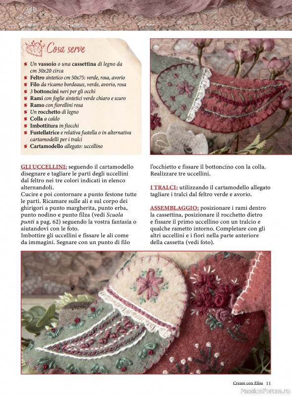 Коллекция проектов для рукодельниц в журнале &laquo;Creare Con Elisa №13 2026&raquo;